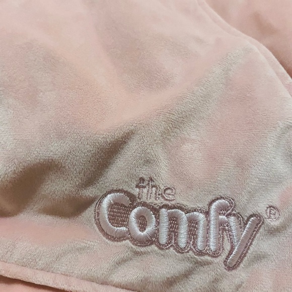 44D-Sherpa-lined wearable blanket hoodie, The Comfy Original P2P-37” ,L 38” - Picture 3 of 7